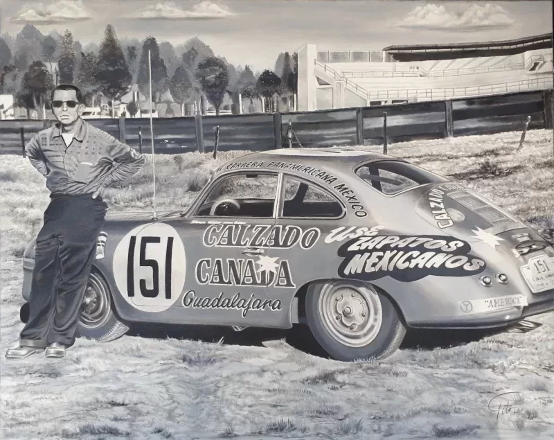 porsche 356 No, 151 cuadro 